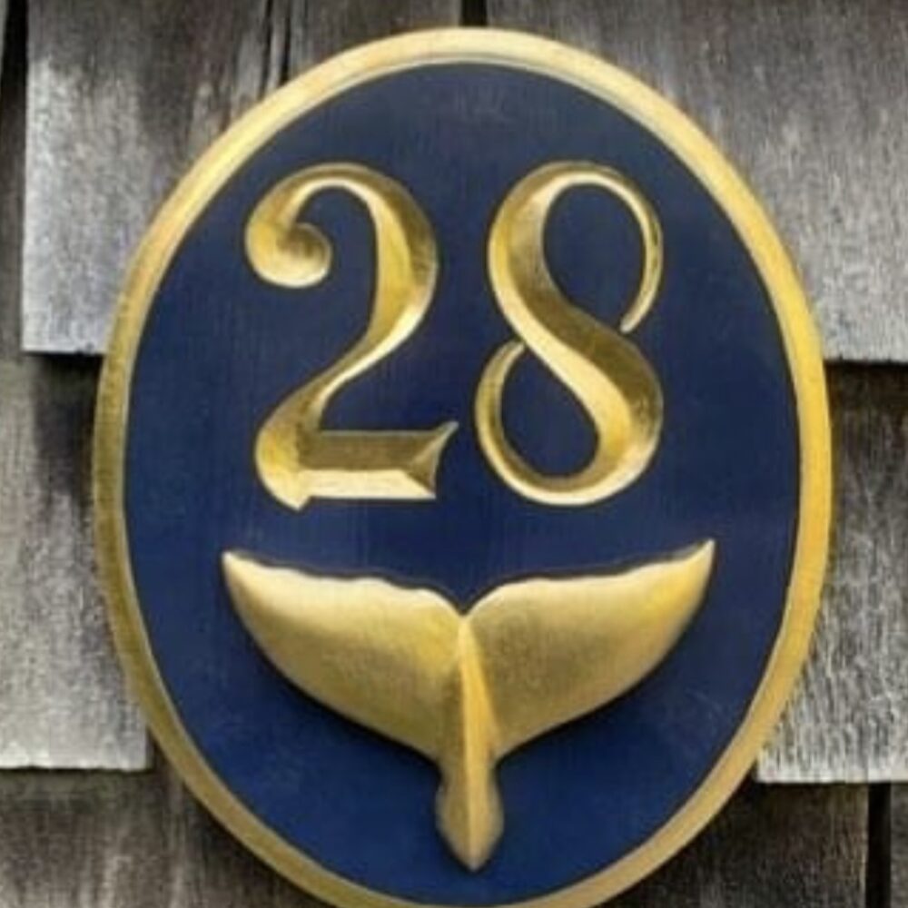 Address Signs Cape Cod Wood Carving Hand Carved House Number Signs